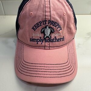 Simply Southern Pink and Navy Cap